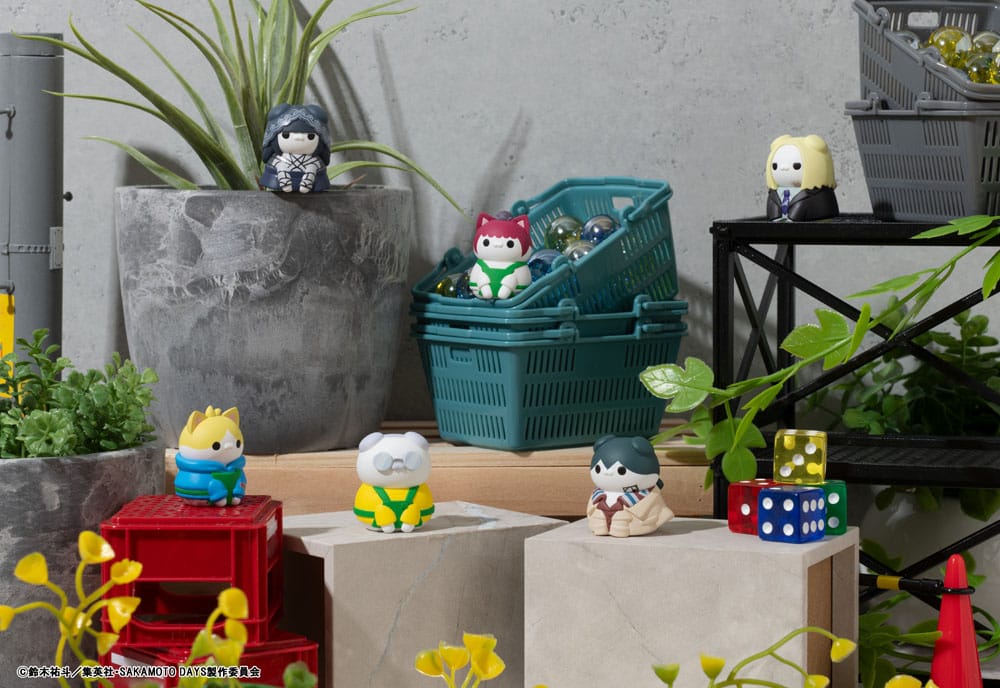 Sakamoto Days Mega Cat Project Trading Figure The Cheerful Sakamoto Store Ver. 3cm Assortment (8) - Mini Figures - Megahouse - Hobby Figures UK