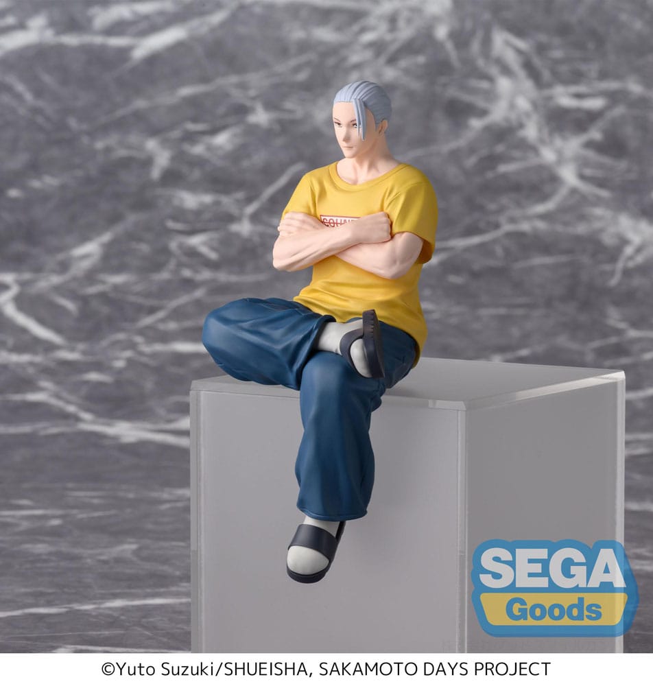 Sakamoto Days PM Perching PVC Statue Taro Sakamoto Serious Ver. 14cm - Scale Statue - Sega - Hobby Figures UK