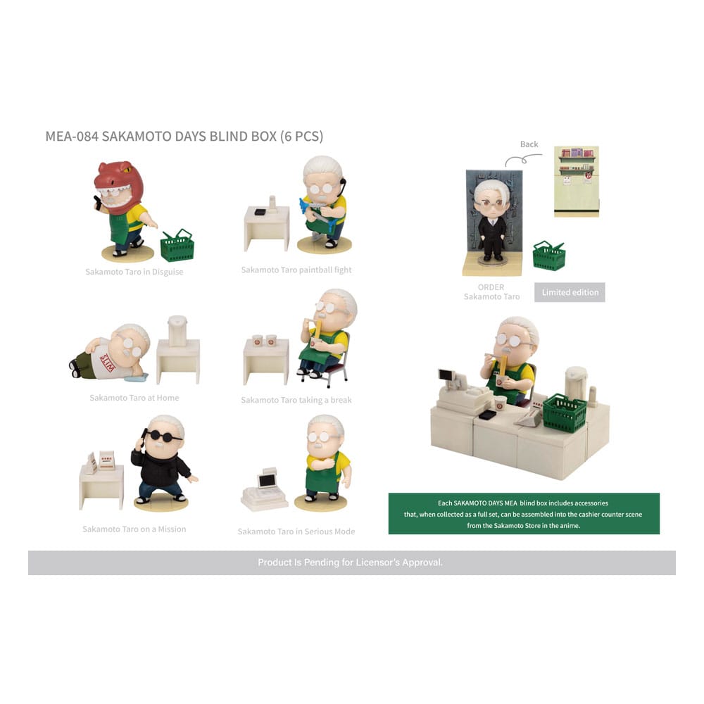 Sakamoto Nichijou Store Series figures Sakamoto Taro Blind Box (6) - Mini Figures - Beast Kingdom Toys - Hobby Figures UK