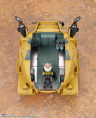 Sand Land Chogokin Diecast Model Sand Land Tank 104 15cm - Scale Statue - Bandai Tamashii Nations - Hobby Figures UK