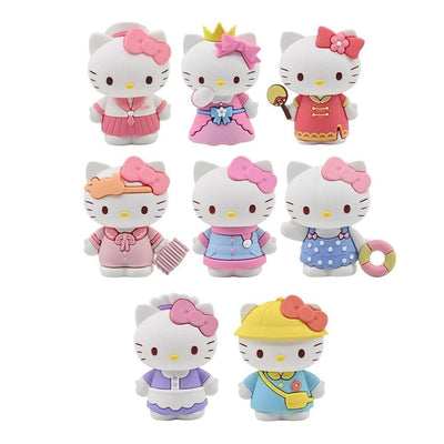 Sanrio Dress-Up Series Mini Figures Hello Kitty 7cm Display (12) - Mini Figures - YuMe Toys - Hobby Figures UK