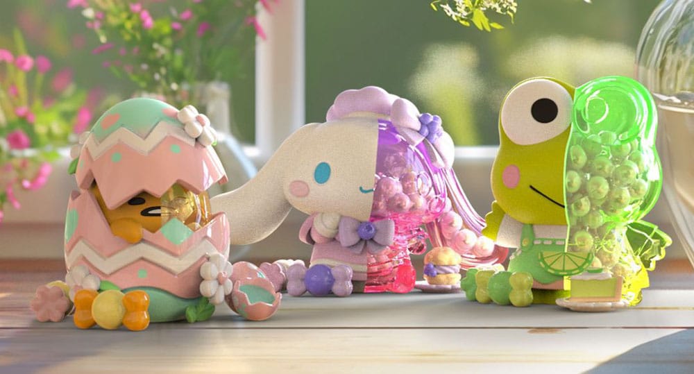 Mighty Jaxx Kandy X Sanrio Floral Daydream – Box A Sorpresa, Figura Da Collezione In Vinile, Circa 10 Cm, Personaggio Casuale Con Token NFC