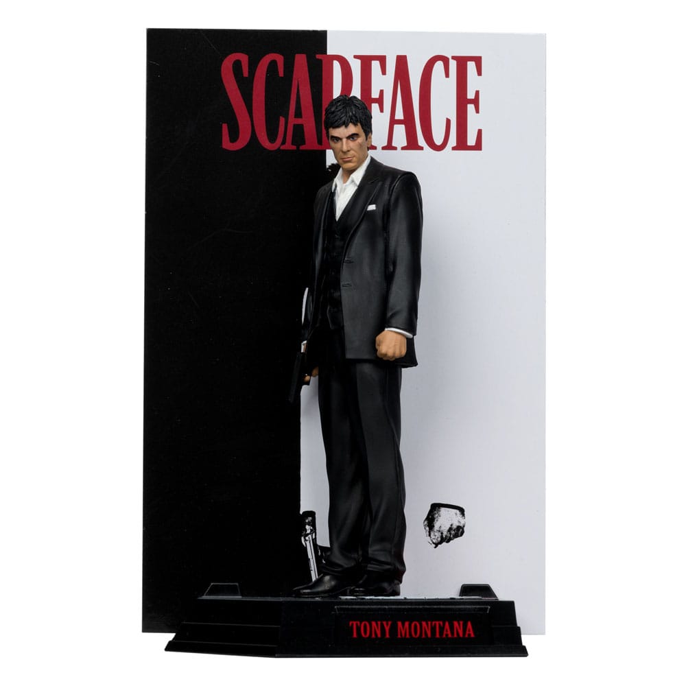 Scarface Movie Maniacs PVC Statue Tony Montana 17cm - Scale Statue - McFarlane Toys - Hobby Figures UK