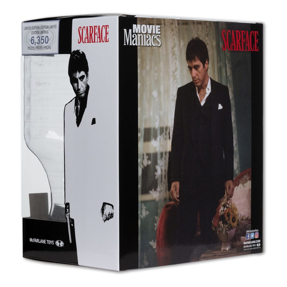Scarface Movie Maniacs PVC Statue Tony Montana 17cm - Scale Statue - McFarlane Toys - Hobby Figures UK