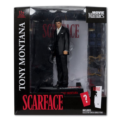 Scarface Movie Maniacs PVC Statue Tony Montana 17cm - Scale Statue - McFarlane Toys - Hobby Figures UK