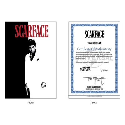 Scarface Movie Maniacs PVC Statue Tony Montana 17cm - Scale Statue - McFarlane Toys - Hobby Figures UK