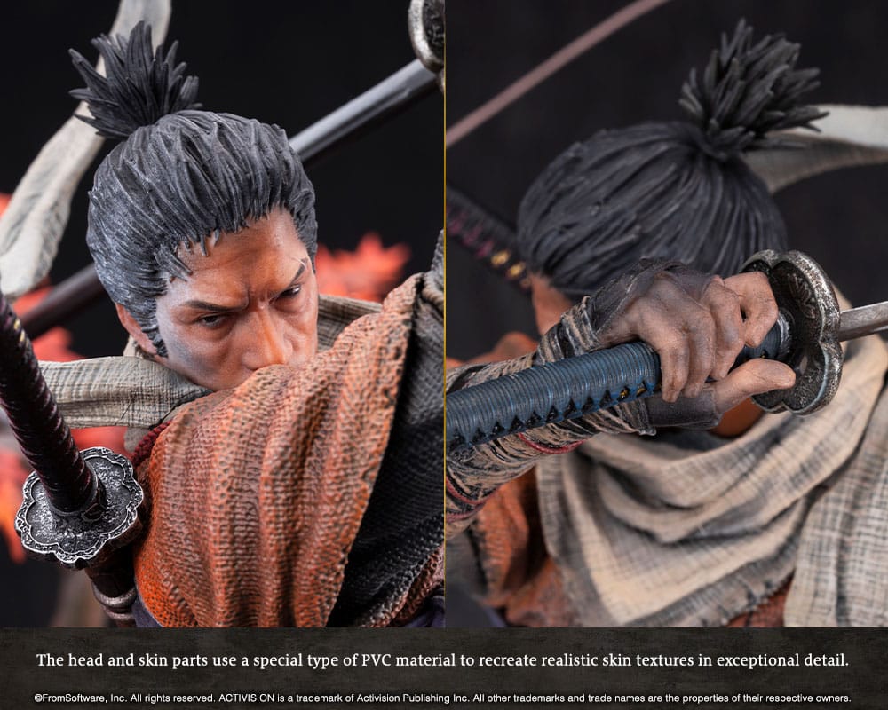 Sekiro: Shadows Die Twice PVC Statue 1/7 Wolf 42cm - Scale Statue - Kotobukiya - Hobby Figures UK