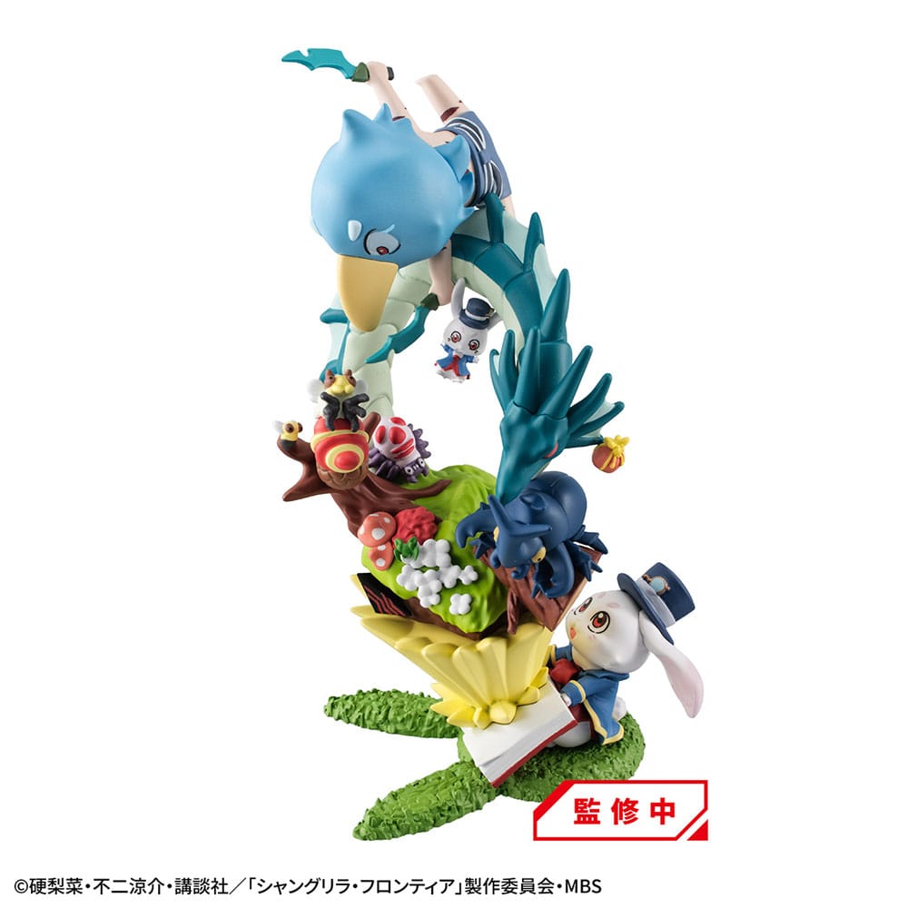 Shangri-La Frontier Petitrama EX Series Trading Figure 3-Set Shangri-La Frontier vs Monster Diorama Collection Set 11cm (with gift) - Mini Figures - Megahouse - Hobby Figures UK