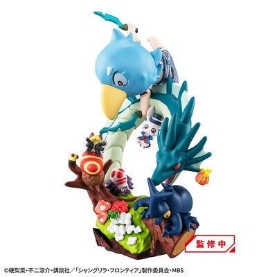 Shangri-La Frontier Petitrama EX Series Trading Figure 3-Set Shangri-La Frontier vs Monster Diorama Collection Set 11cm (with gift) - Mini Figures - Megahouse - Hobby Figures UK