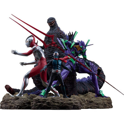 Shin Japan Heroes Universe Statues 4-Pack - Scale Statue - Good Smile Company - Hobby Figures UK