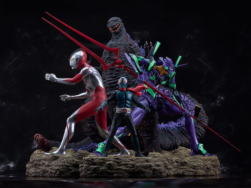 Shin Japan Heroes Universe Statues 4-Pack - Scale Statue - Good Smile Company - Hobby Figures UK