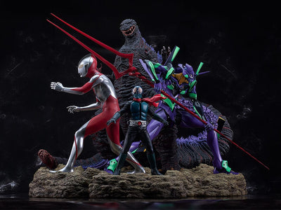 Shin Japan Heroes Universe Statues 4-Pack - Scale Statue - Good Smile Company - Hobby Figures UK