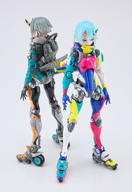 Shojo-Hatsudoki Diecast / PVC Action Figure Motored Cyborg Runner SSX_155 Psychedelic Rush 17cm - Action Figures - Good Smile Company - Hobby Figures UK