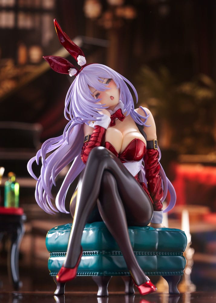 Shy Girls in Love PVC Statue 1/7 U149 Amagasa Tsuduri Bunny Style 18cm - Scale Statue - Plum - Hobby Figures UK