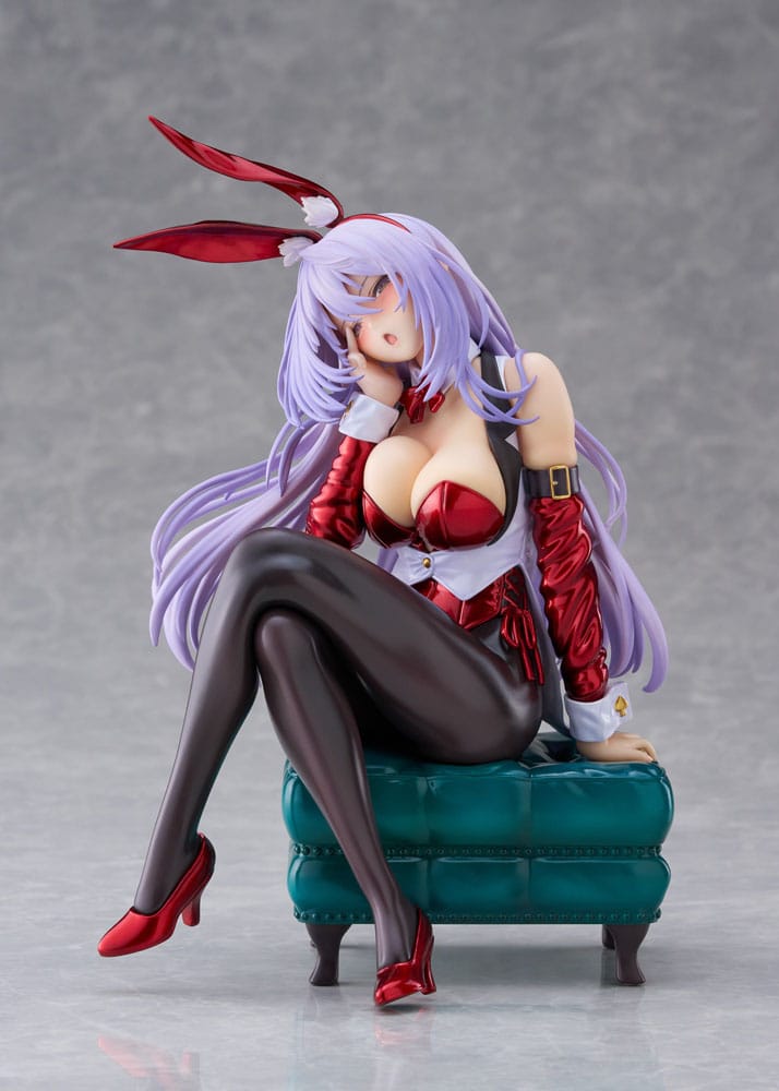 Shy Girls in Love PVC Statue 1/7 U149 Amagasa Tsuduri Bunny Style 18cm - Scale Statue - Plum - Hobby Figures UK