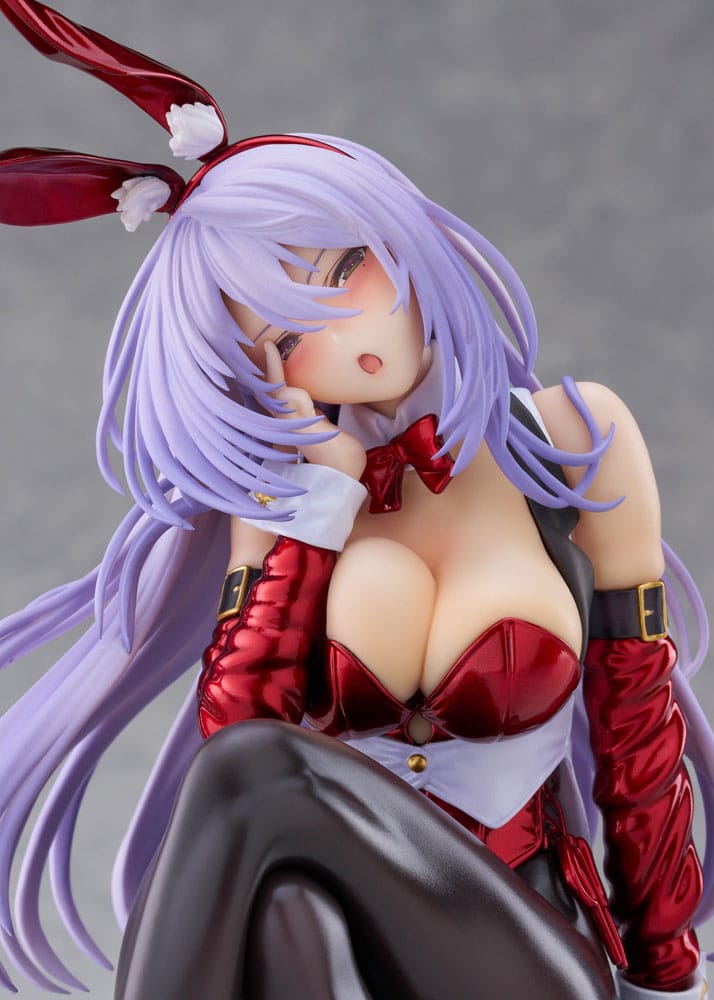 Shy Girls in Love PVC Statue 1/7 U149 Amagasa Tsuduri Bunny Style 18cm - Scale Statue - Plum - Hobby Figures UK