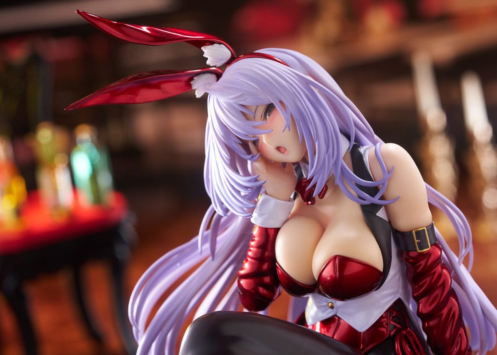 Shy Girls in Love PVC Statue 1/7 U149 Amagasa Tsuduri Bunny Style 18cm - Scale Statue - Plum - Hobby Figures UK
