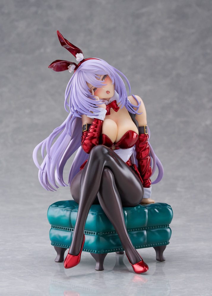 Shy Girls in Love PVC Statue 1/7 U149 Amagasa Tsuduri Bunny Style 18cm - Scale Statue - Plum - Hobby Figures UK