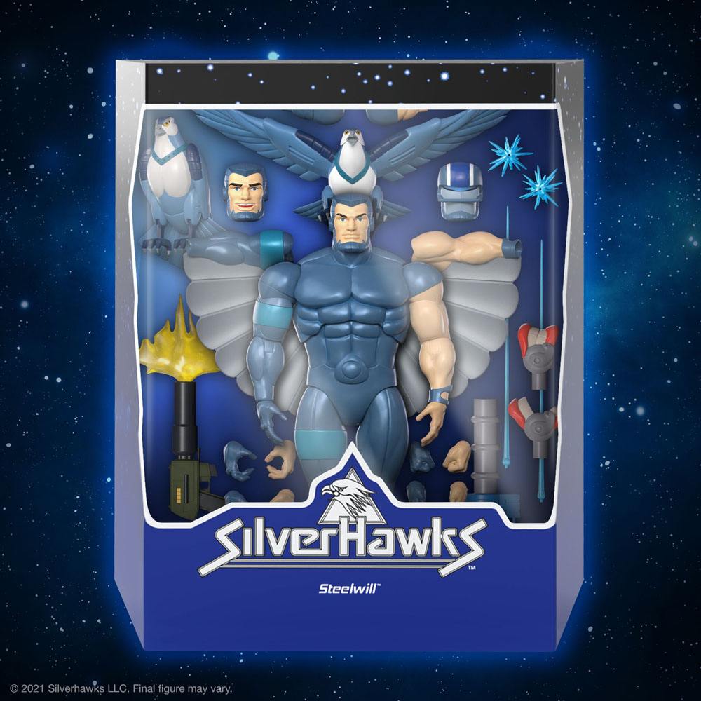 SilverHawks Ultimates Action Figure Steelwill 18cm - Action Figures - Super7 - Hobby Figures UK