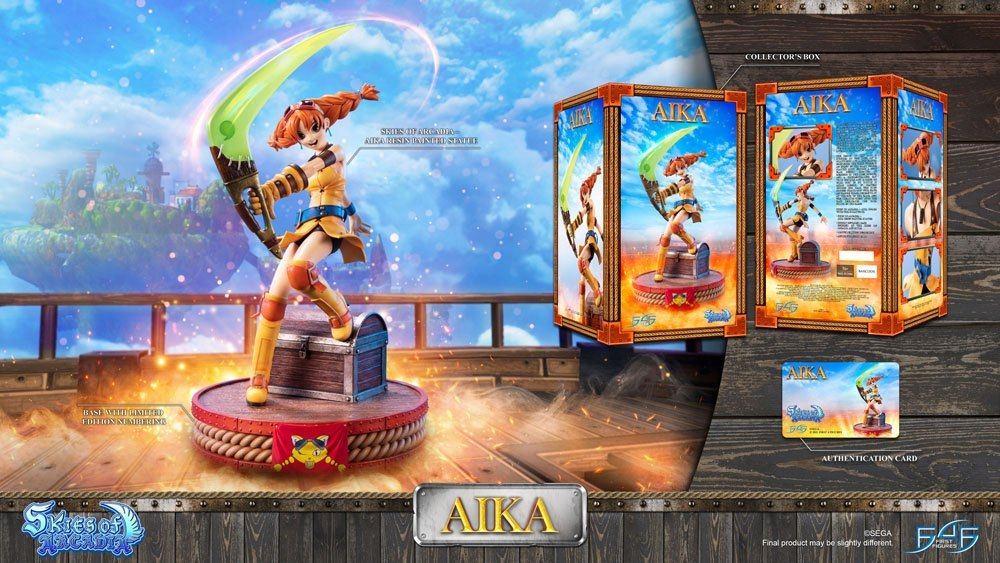 Skies of Arcadia Statue Aika 38cm - Scale Statue - First 4 Figures - Hobby Figures UK