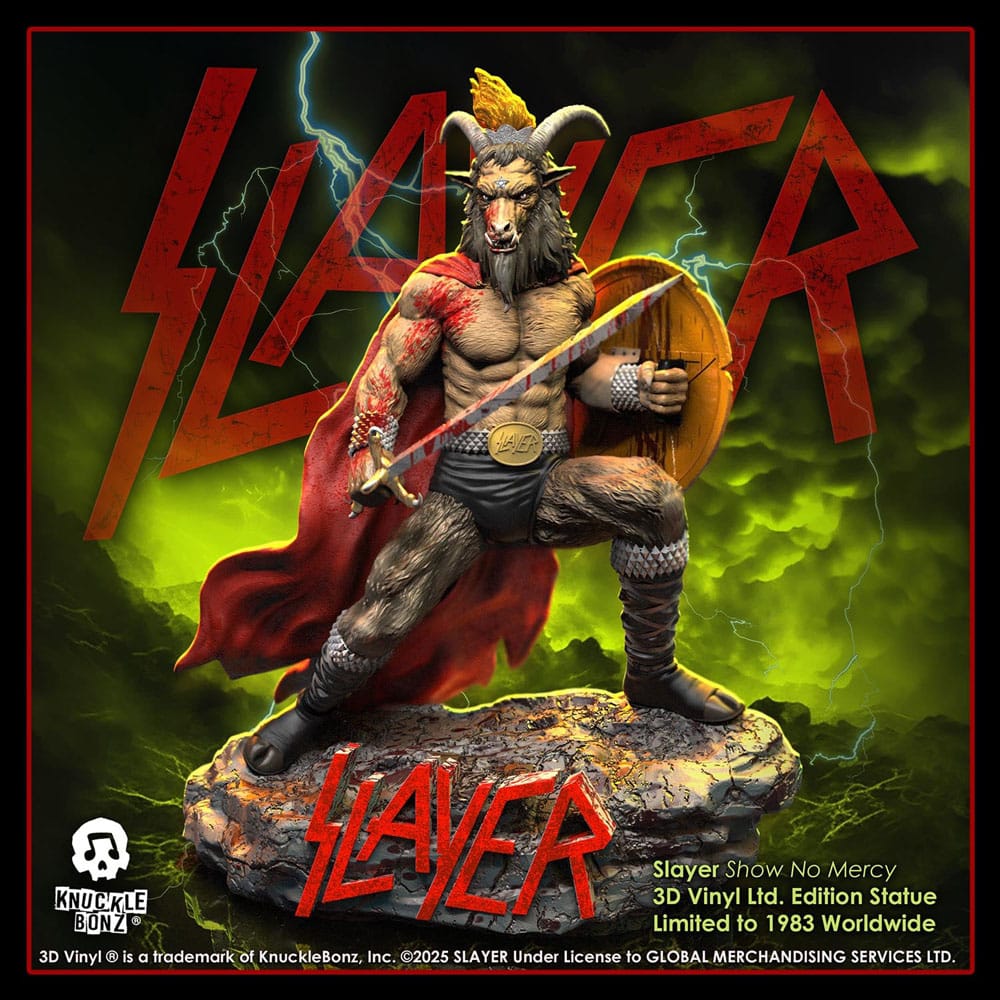 Slayer 3D Vinyl Statue Show No Mercy Minotaur 22cm - Scale Statue - Knucklebonz - Hobby Figures UK