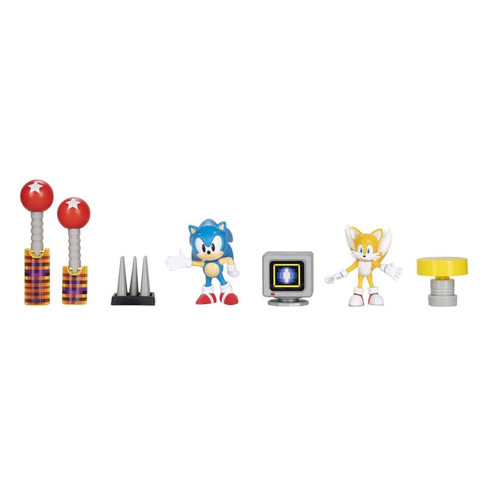 Sonic - The Hedgehog Diorama Playset 30th Anniversary 6cm - Action Figures - Jakks Pacific - Hobby Figures UK