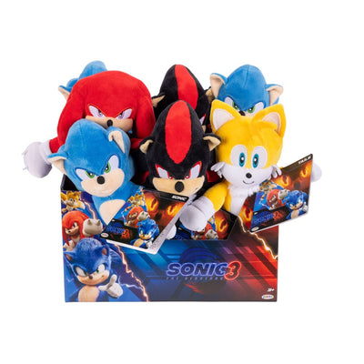 Sonic - The Hedgehog Movie 3 Plush Figures Wave 1 23cm Assortment (8) - Plush - Jakks Pacific - Hobby Figures UK