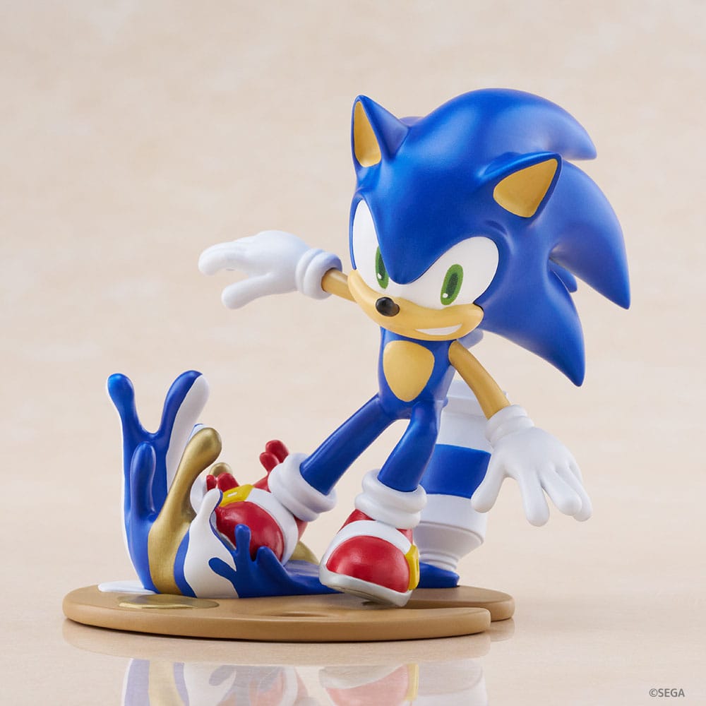 Sonic The Hedgehog PalVerse PVC Statue Sonic 9cm - Scale Statue - Bushiroad - Hobby Figures UK