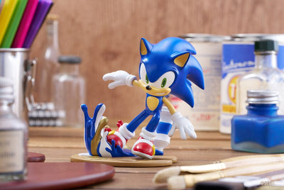 Sonic The Hedgehog PalVerse PVC Statue Sonic 9cm - Scale Statue - Bushiroad - Hobby Figures UK