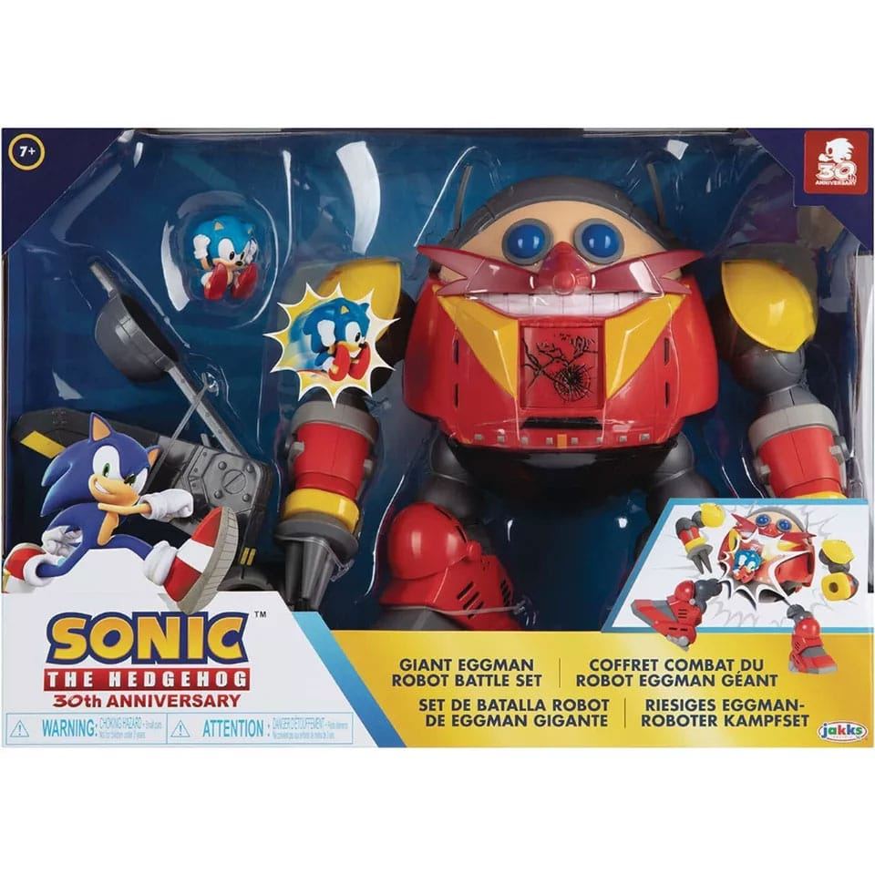 Sonic - The Hedgehog Playset Giant Eggman Robot Battle Set – Hobby Figures