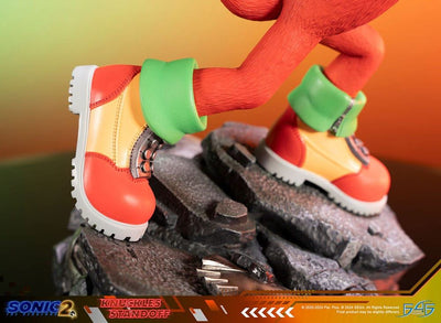 Sonic the Hedgehog 2 Statue Knuckles Standoff 30cm - Scale Statue - First 4 Figures - Hobby Figures UK