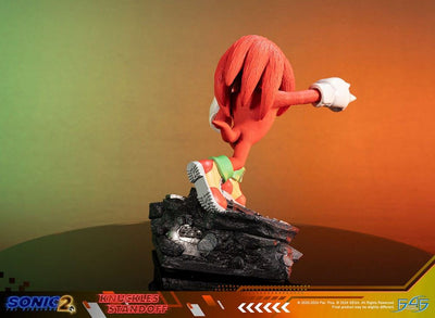Sonic the Hedgehog 2 Statue Knuckles Standoff 30cm - Scale Statue - First 4 Figures - Hobby Figures UK