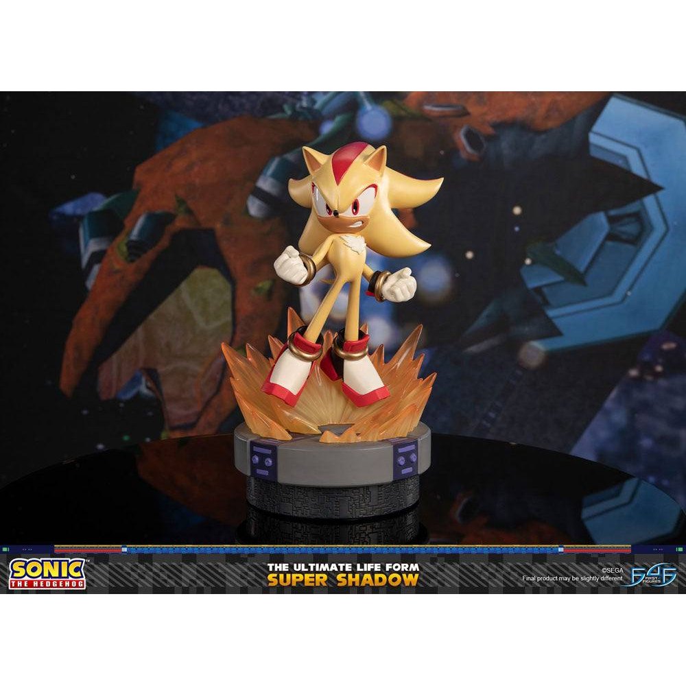 Sonic the Hedgehog The Ultimate Life Form Statue Super Shadow Standard Edition 32cm - Scale Statue - First 4 Figures - Hobby Figures UK