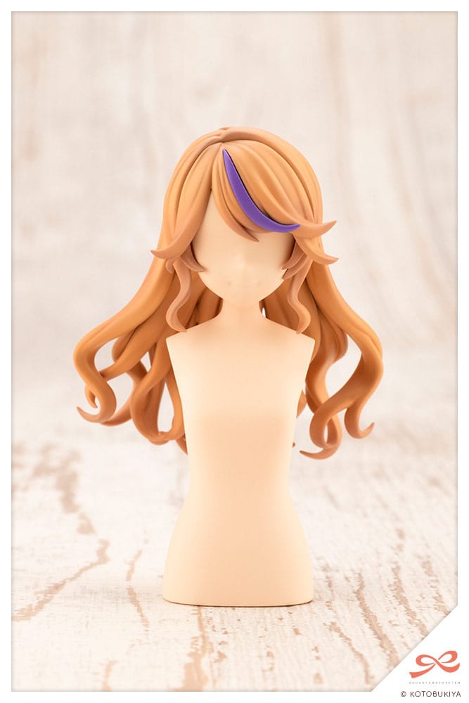 Sousai Shojo Teien Accessory set for action figures Arranged Wigs Long Wavy Hair - Model Kit - Kotobukiya - Hobby Figures UK