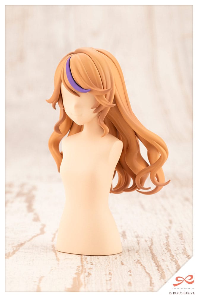 Sousai Shojo Teien Accessory set for action figures Arranged Wigs Long Wavy Hair - Model Kit - Kotobukiya - Hobby Figures UK