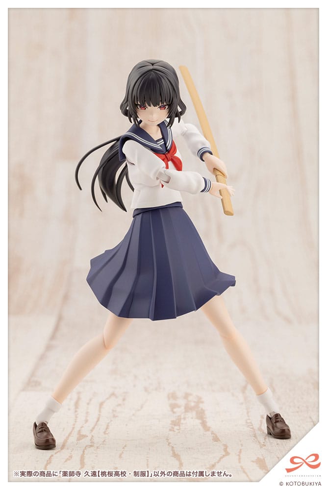 Sousai Shojo Teien Plastic Model Kit 1/10 Kuon Yakushiji Toudou High School Uniform 16cm - Model Kit - Kotobukiya - Hobby Figures UK