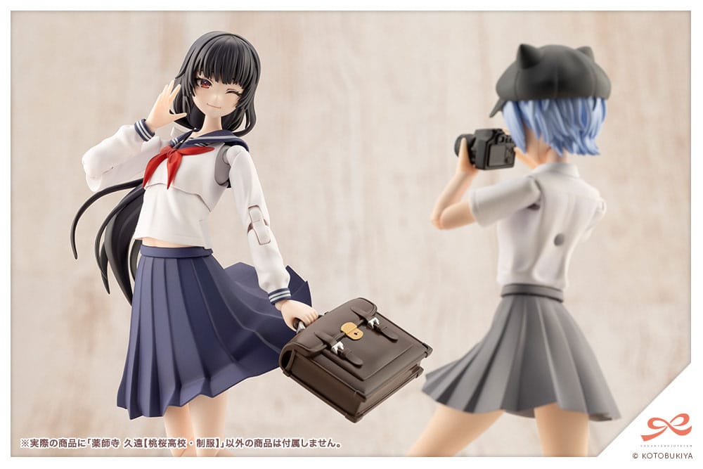 Sousai Shojo Teien Plastic Model Kit 1/10 Kuon Yakushiji Toudou High School Uniform 16cm - Model Kit - Kotobukiya - Hobby Figures UK