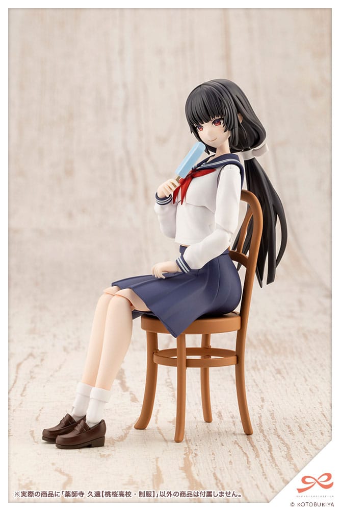 Sousai Shojo Teien Plastic Model Kit 1/10 Kuon Yakushiji Toudou High School Uniform 16cm - Model Kit - Kotobukiya - Hobby Figures UK