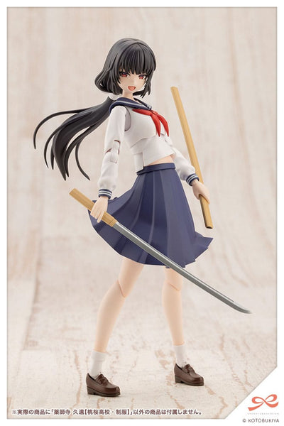 Sousai Shojo Teien Plastic Model Kit 1/10 Kuon Yakushiji Toudou High School Uniform 16cm - Model Kit - Kotobukiya - Hobby Figures UK