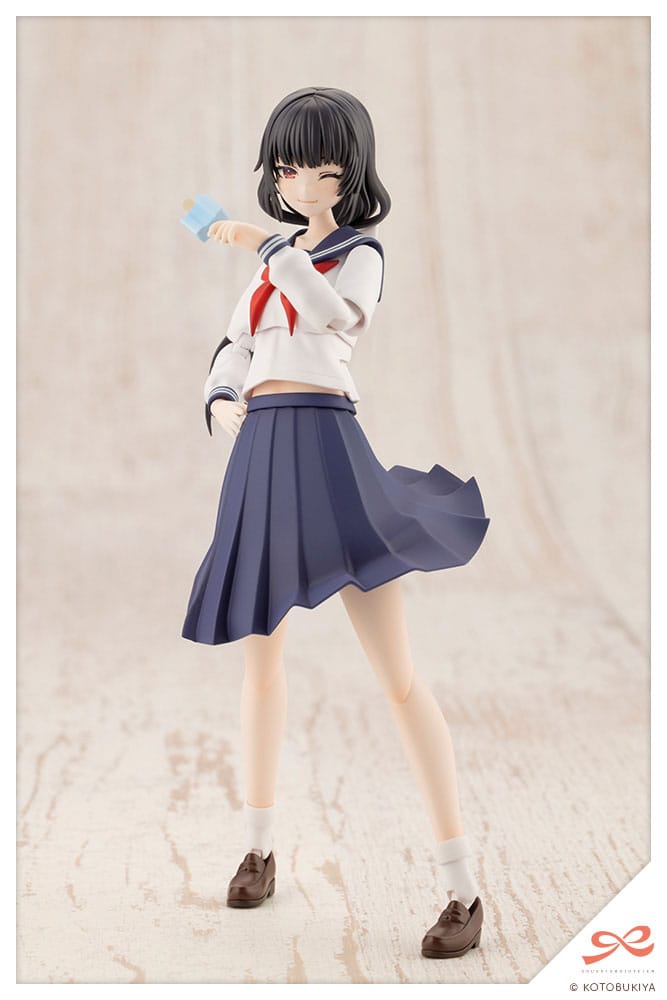 Sousai Shojo Teien Plastic Model Kit 1/10 Kuon Yakushiji Toudou High School Uniform 16cm - Model Kit - Kotobukiya - Hobby Figures UK