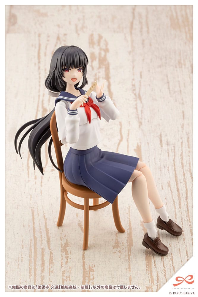Sousai Shojo Teien Plastic Model Kit 1/10 Kuon Yakushiji Toudou High School Uniform 16cm - Model Kit - Kotobukiya - Hobby Figures UK
