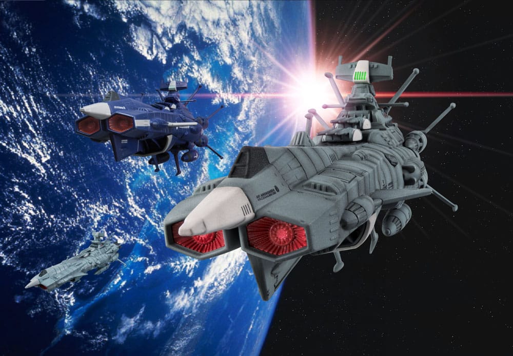 Space Battleship Yamato 2202 Statue Cosmofleet SP Aircraft Warriors of Love U.N.C.F. AAA-1 Andromeda Re. 19cm - Scale Statue - Megahouse - Hobby Figures UK