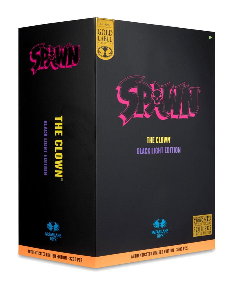 Spawn Action Figure The Clown (Black Light Edition) (Gold Label) 30cm - Action Figures - McFarlane Toys - Hobby Figures UK