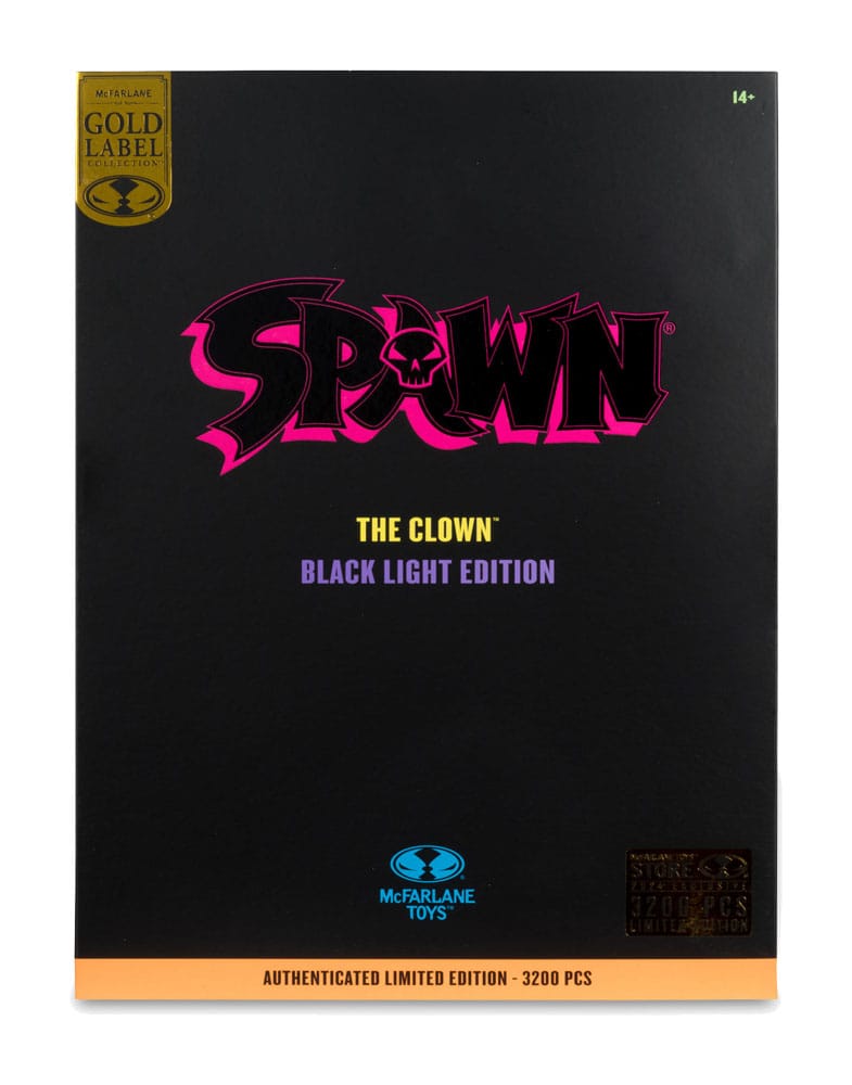 Spawn Action Figure The Clown (Black Light Edition) (Gold Label) 30cm - Action Figures - McFarlane Toys - Hobby Figures UK