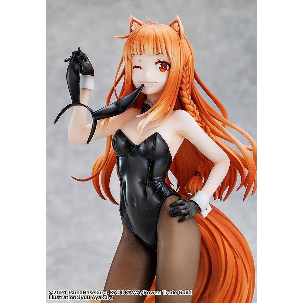 Spice and Wolf: Merchant Meets the Wise Wolf PVC Statue 1/7 Holo Light Novel bunny Ver. illustration by Jyuu Ayakura 23cm - Scale Statue - Kadokawa - Hobby Figures UK