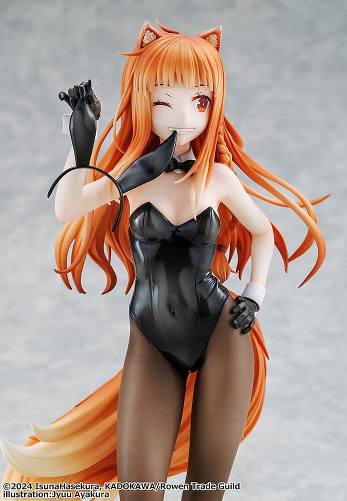 Spice and Wolf: Merchant Meets the Wise Wolf PVC Statue 1/7 Holo Light Novel bunny Ver. illustration by Jyuu Ayakura 23cm - Scale Statue - Kadokawa - Hobby Figures UK