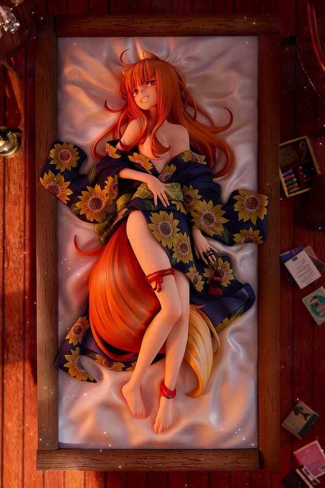 Spice and Wolf: Merchant Meets the Wise Wolf PVC Statue 1/7 Holo: Yukata Beauty Ver. 14cm - Scale Statue - Kadokawa - Hobby Figures UK