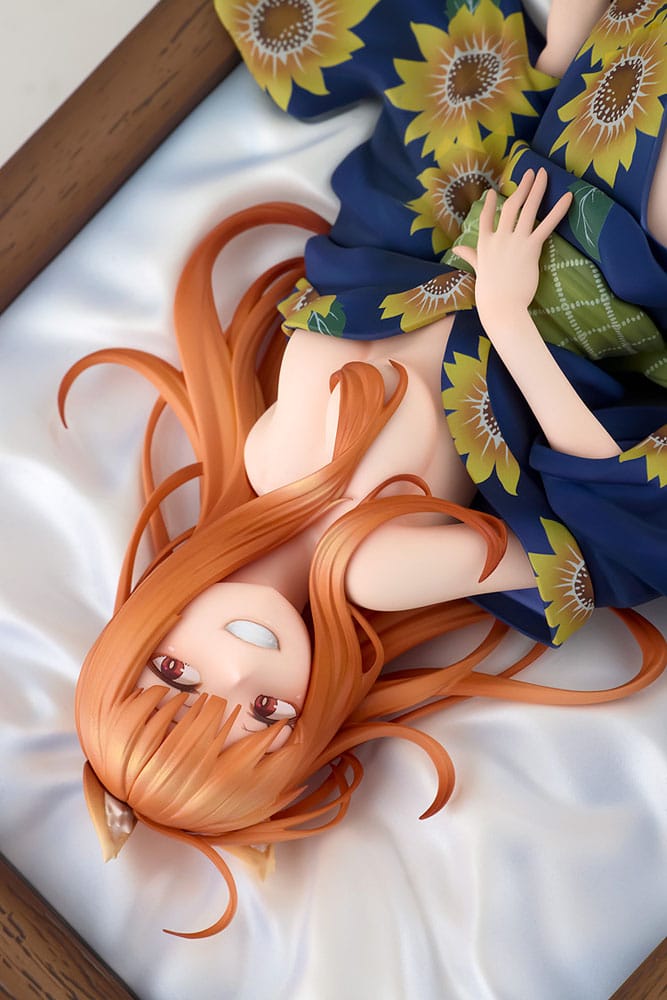 Spice and Wolf: Merchant Meets the Wise Wolf PVC Statue 1/7 Holo: Yukata Beauty Ver. 14cm - Scale Statue - Kadokawa - Hobby Figures UK