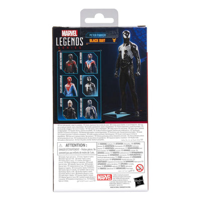 Spider-Man 2 Marvel Legends Gamerverse Action Figure Peter Parker (Black Suit) 15cm - Action Figures - Hasbro - Hobby Figures UK