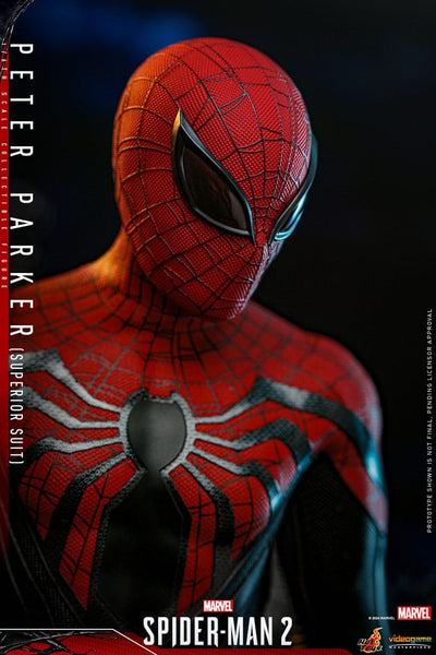 Spider-Man 2 Video Game Masterpiece Action Figure 1/6 Peter Parker (Superior Suit) 30cm - Action Figures - Hot Toys - Hobby Figures UK